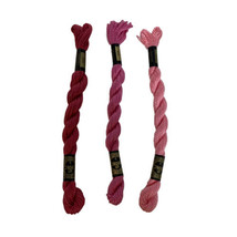 3 DMC Pearl Cotton #3 Pink 15 M Skein Coton Perle Needlepoint Thread Art... - £6.15 GBP