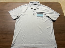 Travis Mathew Men’s Gray Pocket Polo Shirt - XL - £13.29 GBP