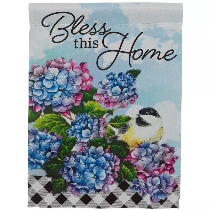 Bless This Home Garden Flag- 2 Sided Message, 12&quot; x 18&quot; - €7,86 EUR