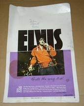 Elvis Presley Lobby Card That&#39;s The Way It Is Vintage 1970 Heavy Card  S... - $199.99