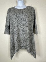 NWT Avenue Leisure Tunic Shirt Womens Plus Size 18/20 (1X) Animal Print Knit - £20.19 GBP