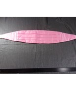 NWOT PROM WEDDING FORMAL Tuxedo Men&#39;s Solid PINK Cumberbund One Size Adj... - $64.33 CAD