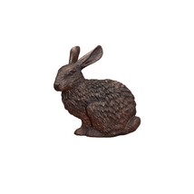 Bronze Sitting Hare Tabletop Sculpture - $499.00
