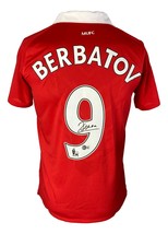 Dimitar Berbatov Signé Manchester United Nike Football Jersey Bas - £213.12 GBP