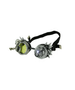 Retro LED Light Up Steampunk Goggles with Yellowith Smoke Lens and Ocula... - £19.41 GBP
