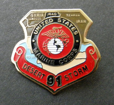 US Marine Corps Marines USMC Desert Storm 1991 Veteran Lapel Pin Badge 1... - £4.50 GBP