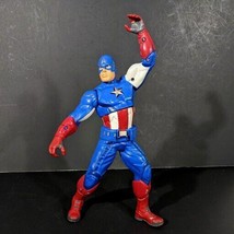 Marvel Avengers Captain America Talking Electronic Action Figure 2012 10&quot; - £13.29 GBP