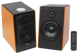 (2) Speaker Home Theater System For Vizio D-Series Television TV - Wood Finish - £131.06 GBP