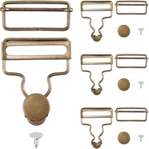 4Pcs Overall Buckles Retro Suspender Buckles Overall Clip Replacement Fo... - $14.99