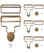 4Pcs Overall Buckles Retro Suspender Buckles Overall Clip Replacement Fo... - £11.76 GBP