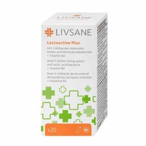 LIVSANE Lactoactive Plus 20 capsules - £19.36 GBP