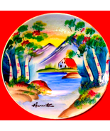 Hand painted plate from Japan - $597.10 MXN