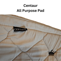 Centaur All Purpose English Saddle Pad White with Crowns Horse Size USED image 3
