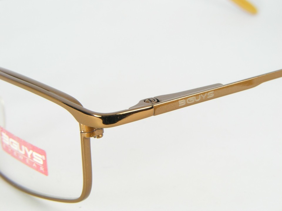 NEW 3GUYS EYEWEAR 3G1928 05 BRONZE EYEGLASSES GLASSES METAL FRAME 50-18-135mm Item image 3