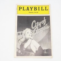 Vintage Playbill City Of Angeli Virginia Teatro Luglio 1990 - $30.67