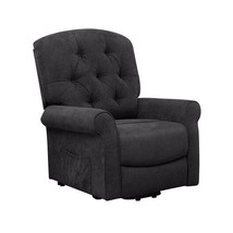 Recliner Chair Sofa for Elderly with Side Pocket and Remote Control-Blac... - £581.09 GBP