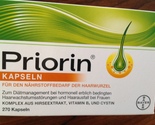 Priorin JUMBO BOX 270 caps made in Germany bayer hair loss growth regrow... - $229.00