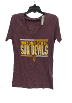 Adidas Women&#39;s Arizona State Sun Devil s Short Sleeve T-Shirt Large-Red - £14.79 GBP