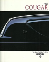 1988 Mercury COUGAR sales brochure catalog US 88 LS XR-7 XR7 - £6.39 GBP