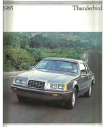 1985 Ford THUNDERBIRD sales brochure catalog US 85 Turbo elan Fila - $171.32 MXN