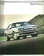 1985 Ford MUSTANG sales brochure catalog 2nd Edition US 85 LX GT SVO - £7.81 GBP