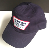 Ranch Rider Spirits Co Austin Texas Promo Navy Cap Hat w/ Trucker Patch Logo NEW - £15.63 GBP