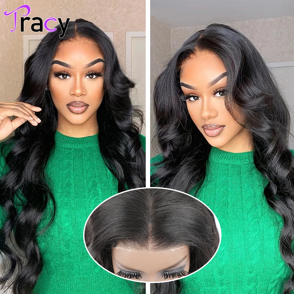 Tracy Wear And Go Wigs Body Wave Glueless HD Lace Front Human Hair Wigs For - £80.47 GBP+