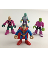 Fisher Price Imaginext DC Comics Superman Lex Luthor Brainiac Figure Lot 59 - $31.07 CAD