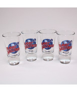 Lot of 4 Planet HollyWood Shot Glasses London, Disneyland Paris, Maui, G... - £13.73 GBP