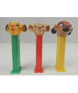 Vintage Lot of 3 Lion King Pez Dispensers Simba, Nala, &amp; Timone - $13.52 CAD