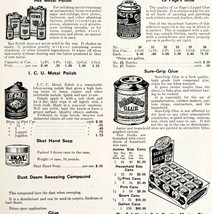 1922 N.T. Bushnell Metal Polish Marine Glue Advertisement Catalog Hardwa... - $562.94 MXN