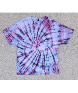 NEW Gildan Women’s Blue Pink Purple Spiral Ice Tie Dye Short Sleeve Shir... - $413.47 MXN