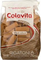 COLAVITA WHOLE WHEAT RIGATONI Pasta 20x1Lb - £38.71 GBP