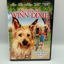 Because Of Winn Dixie 2005 DVD Family PG Jeff Daniels Walden Media Wides... - $9.55