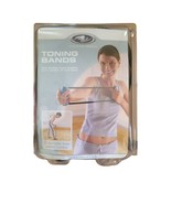NEW Workout Toning Bands Upper Lower Yoga Pilates 2 Flexible Bands - $165.35 MXN