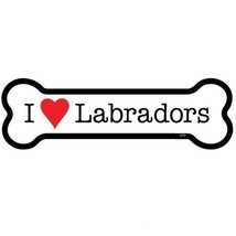 I Heart (Love) Akitas Dog Bone Fridge/Car Magnet  2&quot;x7&quot; NEW USA Made Wat... - £3.93 GBP