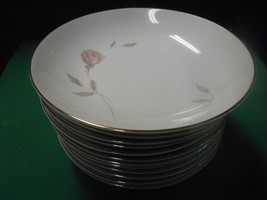 Beautiful Mikasa Fine China Primrose....Set Of 12 Soup Bowls 7.5&quot; - £64.66 GBP
