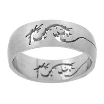 Trendbox Jewelry Band with Cut-Out Dragon Design Band Ring - £42.33 GBP