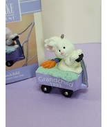 Hallmark Keepsake Easter Ornament 1993 Grandchild Bunny Purple Wagon Cak... - $192.42 MXN