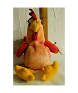 Rare TY Beanie Babies Baby Doodle Rooster 1996 PVC 4171 - $11.87