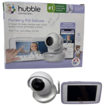 Hubble Connected Nursery Pal Deluxe 5&quot; Smart Baby Monitor with Touch Scr... - $33.29