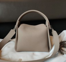 premium pebbled leather luxury dumpling bag - £64.88 GBP