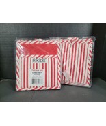 Modern Cotton Foodie Gourmet Chef Potholder in Tomato Red Stripes (Set o... - $22.08 CAD