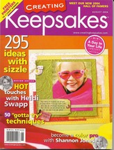 Creating Keepsakes Magazine August 2004 Scrapbooking - £6.26 GBP