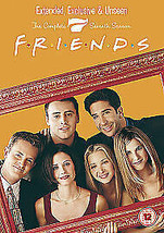 Friends: Season 7 - Extended Cut DVD (2010) Jennifer Aniston Cert 12 4 Discs Pre - £14.07 GBP