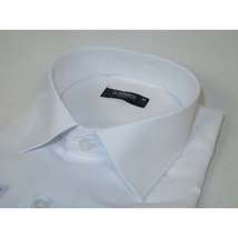 Men's Shirt By CASILA Turkey Cotton Blend Long Sleeves 501990-19 White Corded image 5