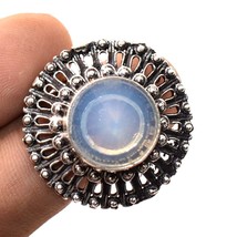 White Milky Opal Handmade Good Friday Gift Ring Jewelry 7.50&quot; SA 2332 - £4.14 GBP