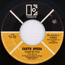 Earth Opera – Home To You / Alfie Finney - 1969 Psyche 45 rpm Elektra EK-45650 - $6.21