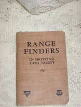 Range Finders in Spotting Life&#39;s Targets -Pocket Inspiration Bk-Military - 1941 - £9.42 GBP