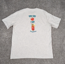 Tommy Bahama Shirt Men Large You Say Tomato I Say Bloody Mary Island Beach Tee - £15.14 GBP